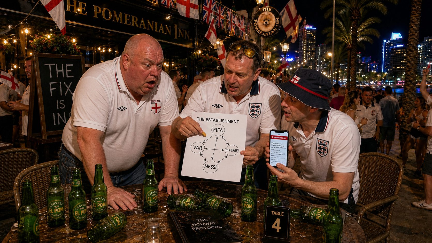 Tel pointing at the establishment diagram, Dave alarmed, Jonny nodding